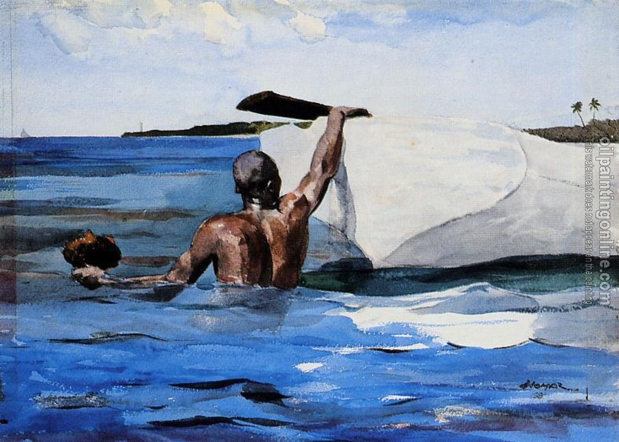 Homer, Winslow - The Spong Diver